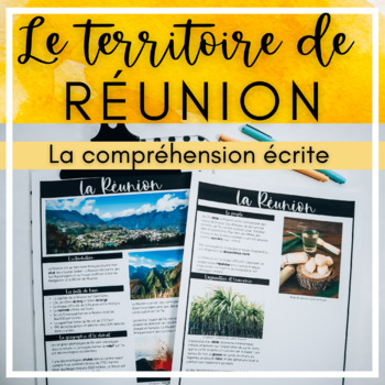 Preview of La Réunion  - French Reading Comprehension on Francophone Countries & Regions