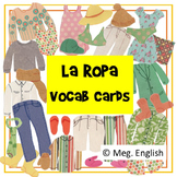 La Ropa - Clothes Vocab  Flashcards in Spanish (Español)