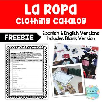 Preview of La Ropa | Clothing Catalog and Scavenger Hunt