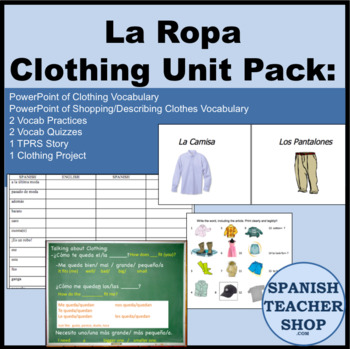 Preview of La Ropa : Clothing Unit pack