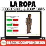 La Ropa Clothing in Spanish Reading Comprehension Google S