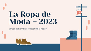 Preview of La Ropa De Moda Presentación, Fashionable Clothes of 2023 Presentation
