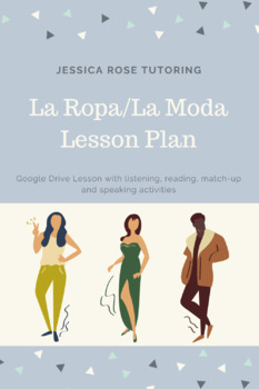 Preview of La Ropa/La Moda - Google Slides Lesson (Online and Distance Learning)