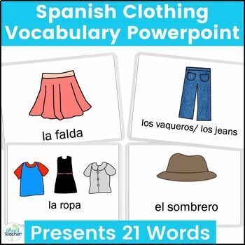 La Ropa Spanish Clothing Lesson Bundle by Island Teacher | TpT