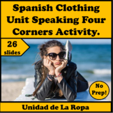 La Ropa Spanish Clothing Unit Speaking Vocabulary Four Cor