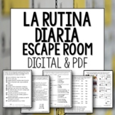 La Rutina Diaria Escape Room Daily Routine in Spanish