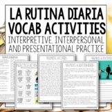 La Rutina Diaria Vocabulary Activities for Daily Routine i