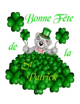 Preview of La Saint-Patrick Flash Cards