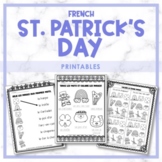 La Saint-Patrick - French St. Patrick's Day Printables & A