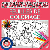 La Saint-Valentin | Feuilles de coloriage | Valentine's Day