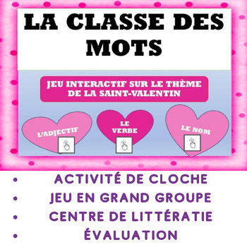 Preview of La Saint-Valentin: French Valentine's Day Interactive Google Slides
