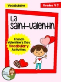 La Saint-Valentin - French Valentine's Day Vocabulary Puzz