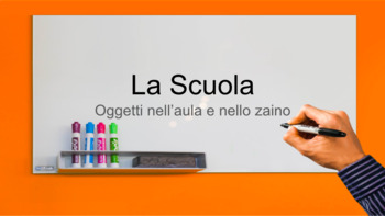 Preview of La Scuola - school-themed unit for beginning Italian classes