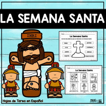 Preview of La Semana Santa | Easter | Holy Week Spanish Worksheets