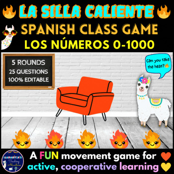 Preview of La Silla Caliente - Los números 0-1000 (Hot Seat Game)