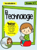 La Technologie - French Technology Vocabulary Activities a