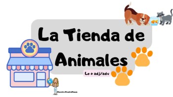 Preview of La Tienda De Mascotas: Una Historia Original para Practicar "Lo+adj/adv"