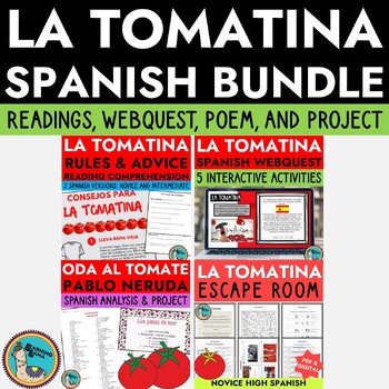 Preview of La Tomatina Spanish BUNDLE