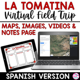 La Tomatina Activities Google Earth Virtual Field Trip  (S