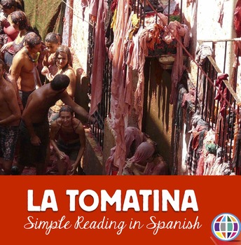 Preview of La Tomatina simple reading in Spanish
