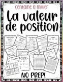 La Valeur De Position - 100 à 1000 (NO PREP - FRENCH)