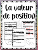 La Valeur De Position / Place Value (FRENCH)