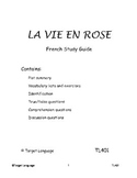 La Vie En Rose-French Study Guide
