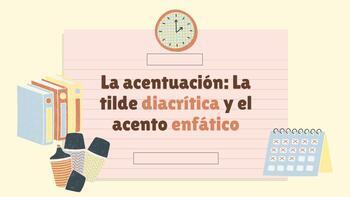 La acentuación | Ejercicios de práctica by Spanish and literature for ...