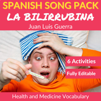 Preview of La bilirrubina by Juan Luis Guerra - Spanish Song to Introduce Health Vocabulary