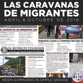 La caravana de migrantes News summaries from April October 2018