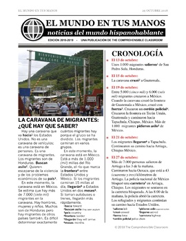 La caravana de migrantes News summaries from April October 2018