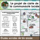 La carte de ma communauté locale - projet (Grade 1 FRENCH 