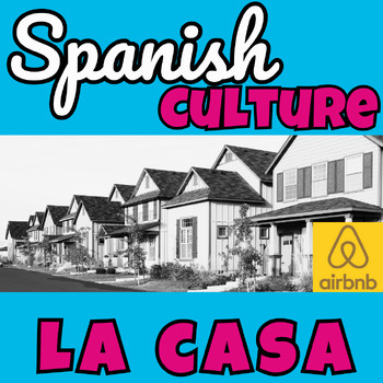 Preview of La casa Spanish 1 research and culture activity casa spanish house