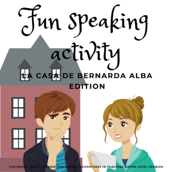 Preview of La casa de Bernarda Alba  Fun Activity