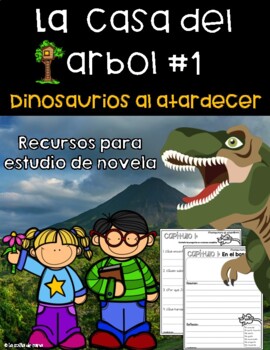 La casa del árbol- Dinosaurios al atardecer by La Colita de Rana
