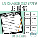 La chasse aux mots: les thèmes (French write the room)
