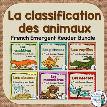 Preview of La classification des animaux:  French Animal Classification Readers BUNDLE