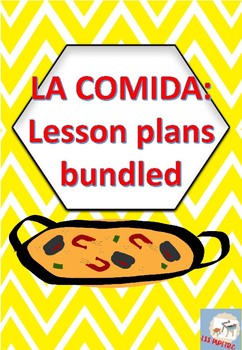 Preview of La comida española. Vocabulario + lesson plans