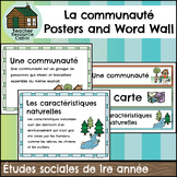 La communauté Word Wall and Posters (Grade 1 FRENCH Social