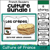 Culture of France Bundle 1 French Reading & Activities Pri