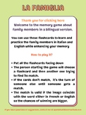 La famiglia (Bilingual game Italian- English)