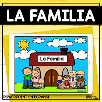 Preview of La familia | Family Spanish PowerPoint
