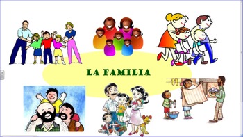 Preview of La familia 2 - Learning about the family in Spanish