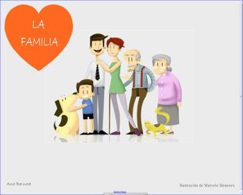 Preview of La familia 3 - Learning about the family in Spanish