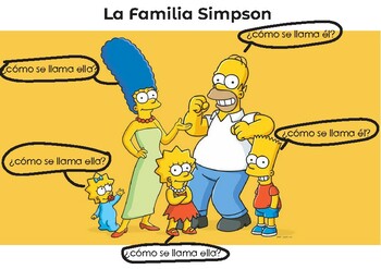 Preview of La familia Simpson