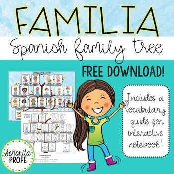 Preview of La familia / Spanish Family Tree ***FREEBIE***