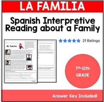 essay about family in spanish