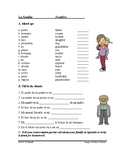 La familia: Spanish Worksheet on Family Vocabulary  