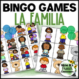 La familia Spanish family vocabulary Bingo Games for young
