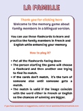 La famille (Bilingual game French and English)